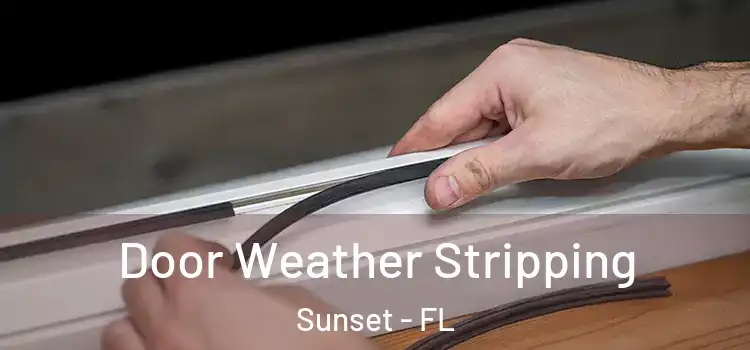  Door Weather Stripping Sunset - FL