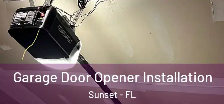  Garage Door Opener Installation Sunset - FL