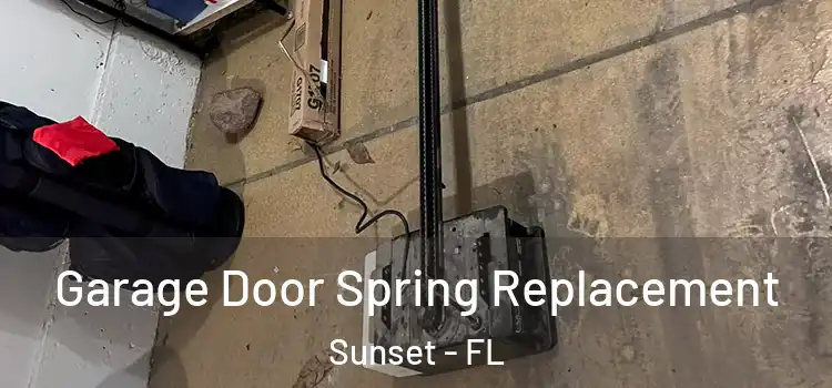  Garage Door Spring Replacement Sunset - FL