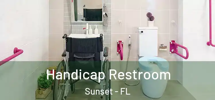  Handicap Restroom Sunset - FL
