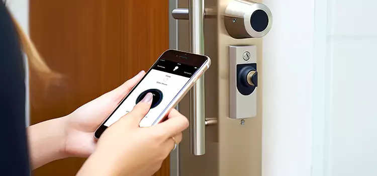 Keypad Door Lock Installation Sunset