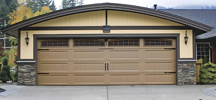 Residential Vinyl Roll Up Doors Sunset