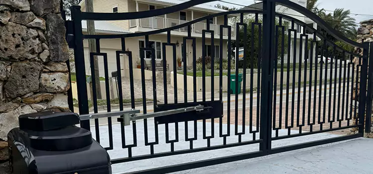 Swing Gate Opener with Keypad Sunset