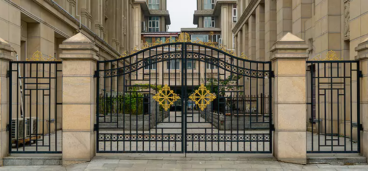 Nuvo Iron Gate Installation Sunset