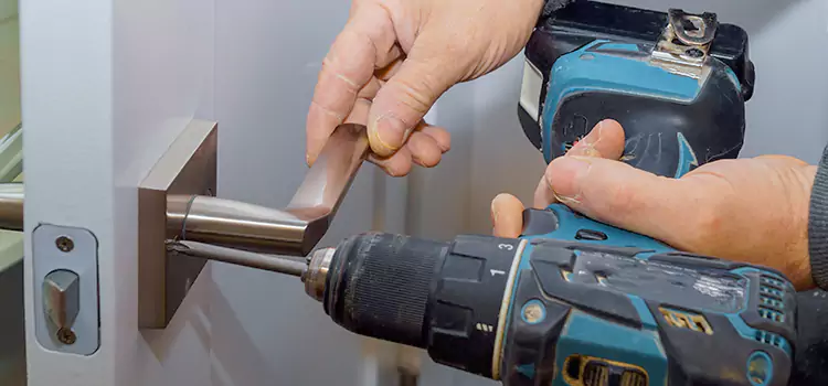Security Door Lock Installation Sunset