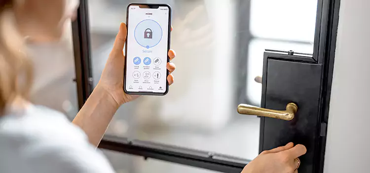 Fingerprint Door Lock Installation Sunset